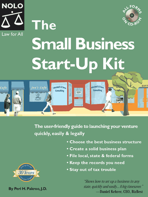 Title details for The Small Business Start-Up Kit by Peri Pakroo - Available